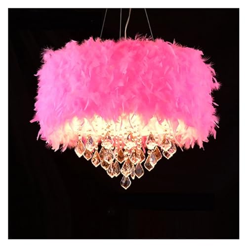 Lustre LED en plumes pour sublimer un éclairage trop agressif
