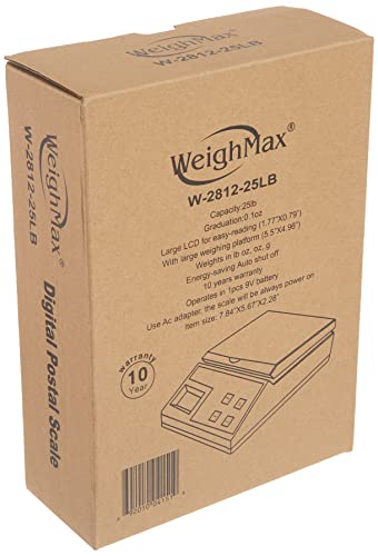 Usps Style 25 Lb X 0.1 Oz Digital Shipping Mailing Postal Scale With Batteries #TOP5
