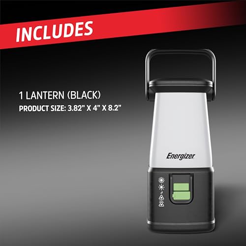 Image of Energizer WeatherReady LED Emergency Lantern, Water Resistant, Multiple Light Modes, USB Charging Output, Great for Camping, Storms, and Power Outages, 1200 Lumens