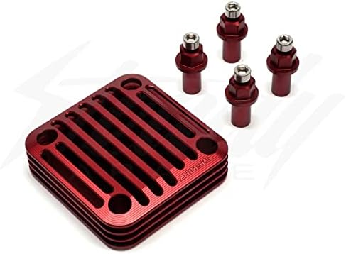 Chimera Engineering Heat Buster Heat Sink - KOSO 4V Cylinder Heads - Red