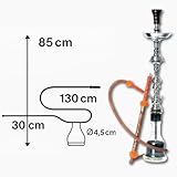 Zoom IMG-2 narghil shisha artigianale 85cm made Zoom IMG-2 narghil shisha artigianale 85cm made