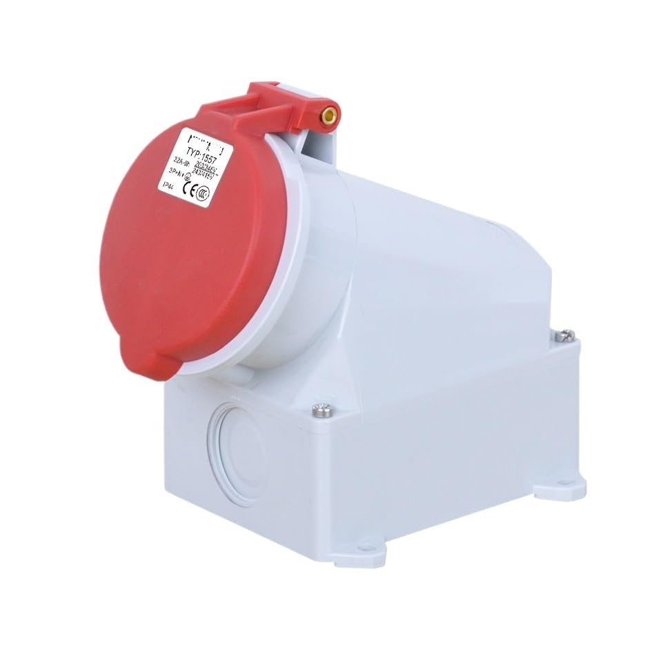Mounted Industrial Socket IP44 Outdoor Aviation 16A 32A 63A(32A 5P IP44)