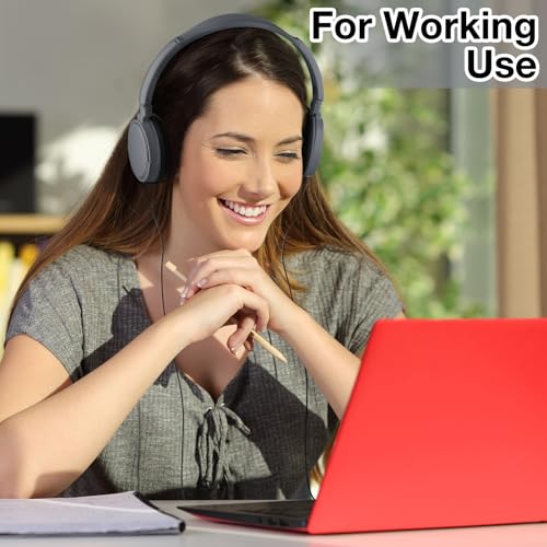 Image of Yunsailing 6 Pack Classroom Headphones Bulk, Wired Headphones,Gray | Student School Supplies, Individually Wrapped, Adjustable, over Ear Head Earbuds, for Laptop PC Computer