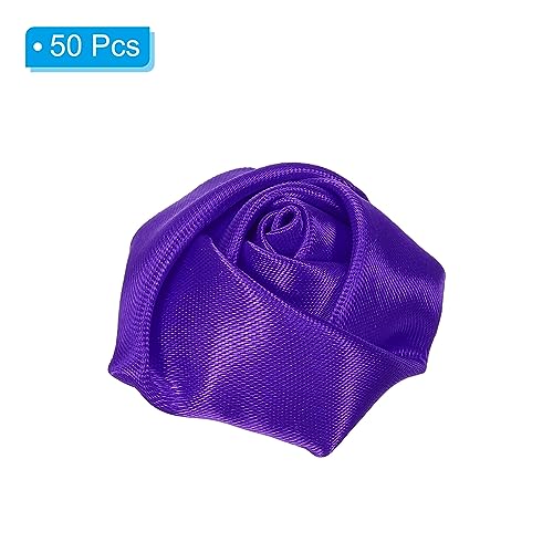 PATIKIL 1.6" Satin Ribbon Roses - Image 3