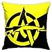 Anarchy Flag Fashion Federe Federa Decorativa 18 x 18 pollici