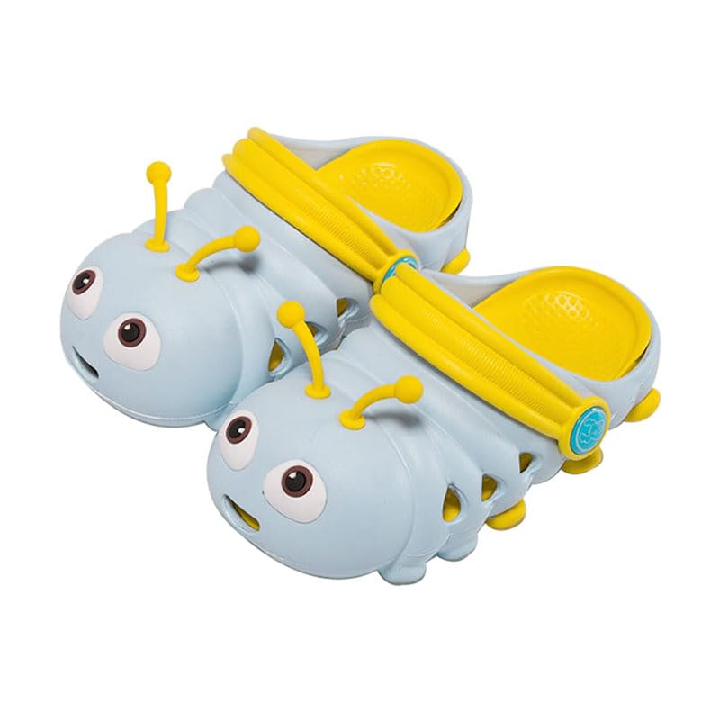 Kids Caterpillar Sandals Boys Garden Slippers Cartoon Bugs Girls Clogs Shoes Cute Insects Summer Lightweight