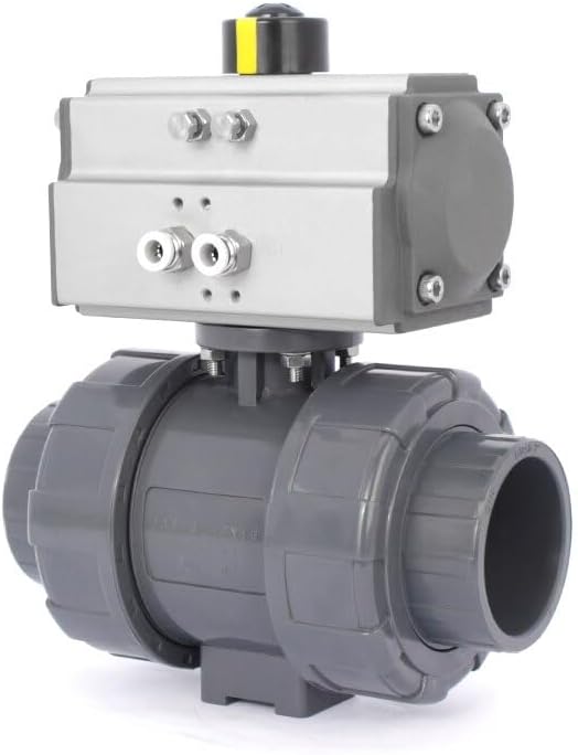 Q611S-16S 16Bar DN80 Pneumatic Actuators Double Acting UPVC Ball Valve 1Pcs
