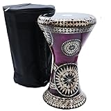 The 18 '' Horizon Zaza Percussion Egyptian Style Darbuka Doumbek (Purple Haze)