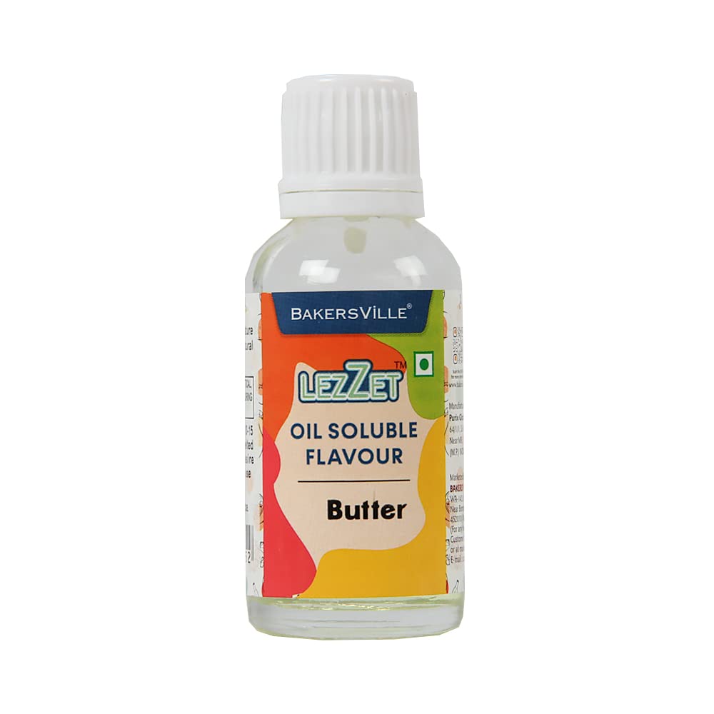 Lezzet Premium Concentrated Oil Soluble Flavour Essence ( Butter ) for Chocolate, Cake Making, Candy, Cookies, Ice Creams, Desserts | Water & Oil Soluble | Sugar-Free | 30ml (B09TP8X3YV) Amazon Price History, Amazon Price Tracker
