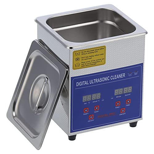 Liebewh LIEBEWH52DFXCGRTN2565-12 Ultrasonic Cleaner, Stainless Steel Ultrasonic Cleaning Machine 2L cover