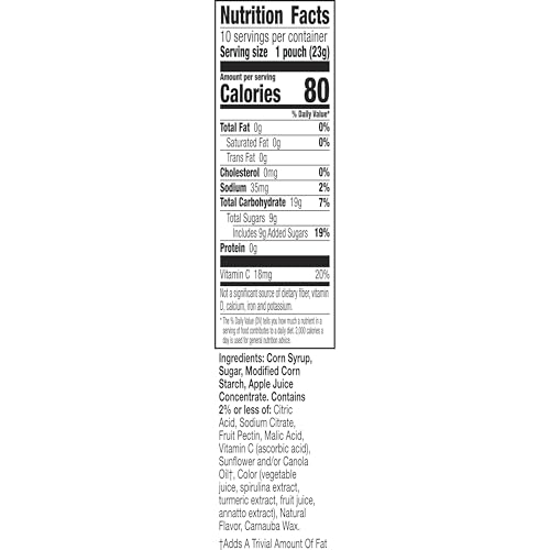 Image of SpongeBob SquarePants Fruit Flavored Snacks, Gluten Free, 10 ct, 8 oz