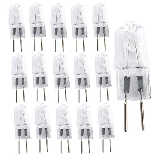 UGEFKMQ Lampadine Alogene G6.35 220V 35W G6.35 Lampadina Alogena Capsula Gy6.35 Base A 2 Pin Dimmerabili Per Effetti Di Luce E Proiettori 20Pc 35W