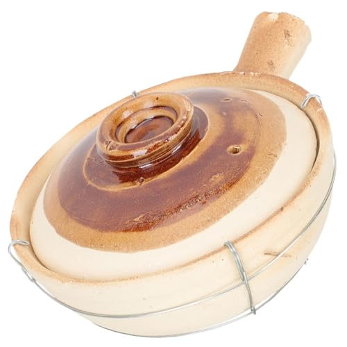 MGHRUE Cazuela De Terracota Olla De Barro para Estofado Olla Japonesa Olla Donabe Olla De Piedra Coreana Cazuela Sartén Bawls Olla Coreana Cazuela Olla De Barro Olla para Estofado Olla Caliente Lenta
