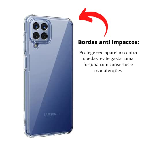 Capa Capinha para Samsung Galaxy M53 5g + Película de Vidro 3D + Película de Câmera - (C7COMPANY)