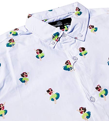 Image of Molokai Surf Button Down Slim Fit Hawaiian Short Sleeve Shirts