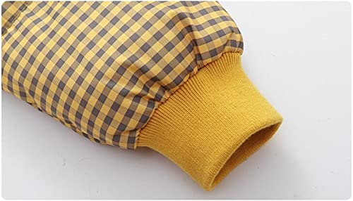 Coats for Girls Girls Boys Winter Plaid Coat Windproof Outerwear Mediun Length Warm Jacket Down Toddler Lined2