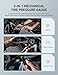 AstroAI Tire Pressure Gauge with Inflator, 100 PSI-ANSI B40.1 Accurate, Large 2.5