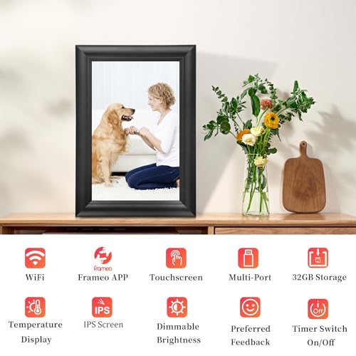 WiFi-Digital-Picture-FrameBuilt-in-32GB-Memory-101-Inch-1280×800-IPS-Touch-Screen-Photo-Frames-Auto-Rotate-Share-PhotosVideos-from-Anywhere-Instantly-via-Free-Frameo-App-Best-Gift WiFi Digital Picture FrameBuilt in 32GB Memory 101 Inch 1280×800 IPS Touch Screen Photo Frames Auto Rotate Share PhotosVideos from Anywhere Instantly via Free Frameo App Best Gift