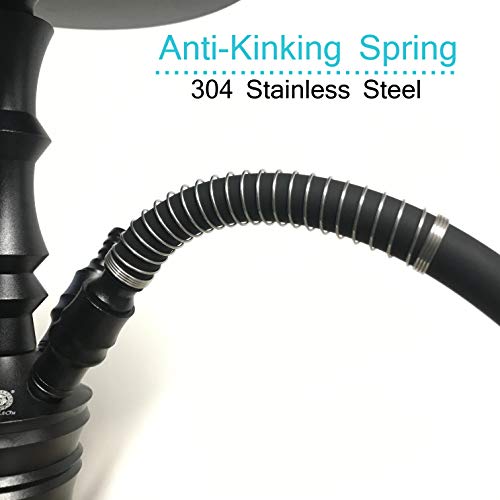 Hookah Hose Spring - Necessary Hookah Accessories 304 Stainless Steel Anti-Kinking Springs For Silicone Hookah Hose Shisha/Sheesha/Water Pipe/Chicha/Narguile Smoking Improvement (5Pcs) #TOP1