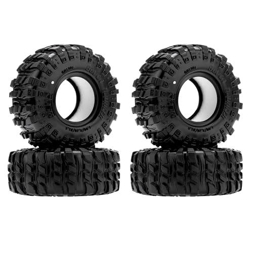 MEUS RACING 1.3 Tires - MS6 Super Bouncer Crawler Tires for TRX4M SCX24 FCX24 AX24 1/24 1/18 RC Crawler, 1.06/2.76/R1.3, #M1301