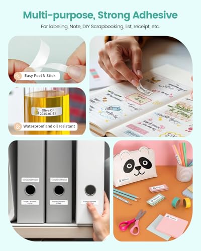 Image of Phomemo D30 D35 Label Maker Tape Sticker Thermal Self-adhesive label