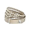 Swarovski Power Women's Slake Wrap Bracelet with Leather Band and Gold-Tone Crystals with Buckle Closure