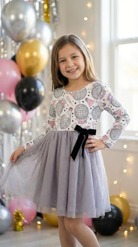 Image of Girls Long Sleeve Tulle Tutu Dresses for Kid and Toddler