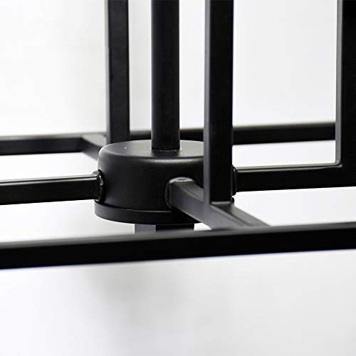 Plafonnier rétro cage 4-LIGHT pour illuminer une grande table