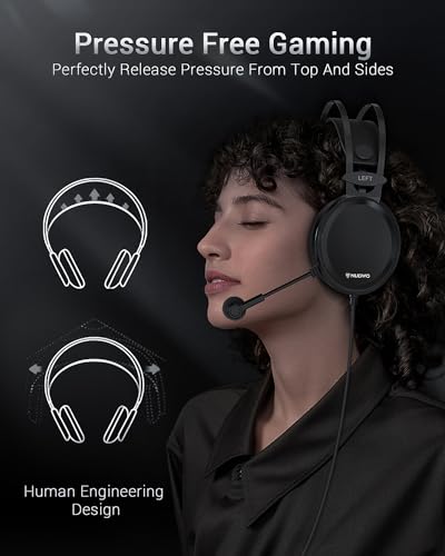 Nubwo NUBWO-N7D-BLK Gaming Headsets Ps4 N7 Stereo Xbox Headset Wired Pc Gaming Headphones thumb #5