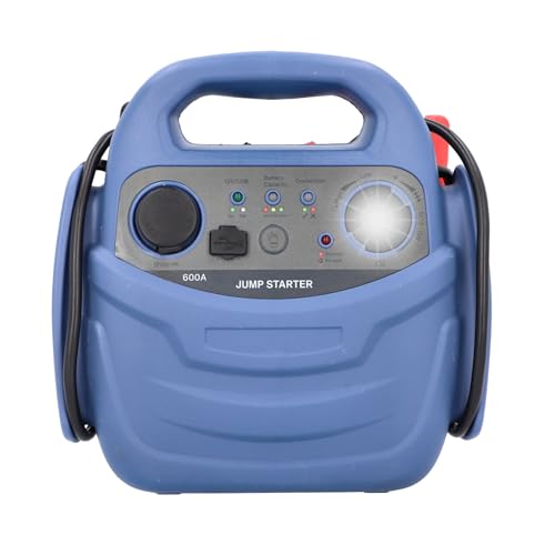 cartrend - cartrend Energiestation Profi Lithium-Ionen mit Kompressor, Powerstation, für Diesel- und Benzinmotoren, integrierte LED-Arbeitsleuchte, blau, 1 Stück - -46%