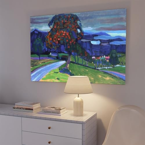 Impression sur toile Kandinsky avec cadre à suspendre robuste 61x91,4 cm - 7