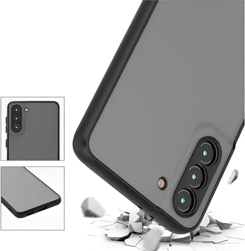 Capa Capinha Case Premium Anti Impacto Fosca Preta Translúcida com Proteção de Câmera para Samsung G