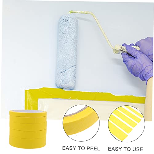 OSALADI 5 Rolos Fita Adesiva Fita Artesanal Fita De Pintura Automática Fita Automotiva Fita Crepe Pa