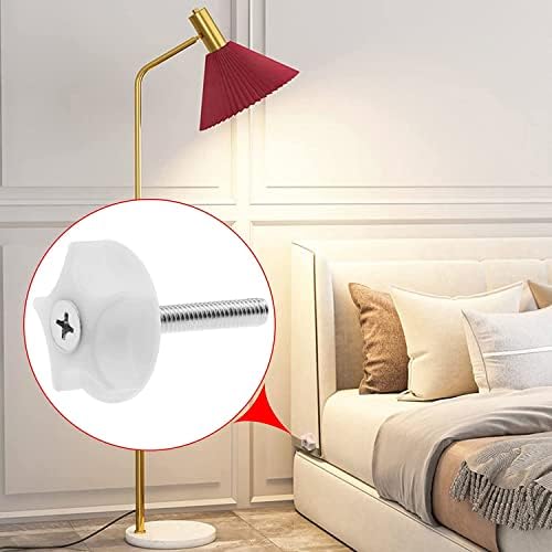 4 Pcs Headboard Fixings Bolts - M8 Heavy Headboard Screws and Washers for Divan Beds Fittings, Bolt Fittings to Keep the Headboard Fixed, Simple Installation and Firm Fixation