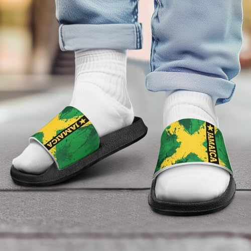 Image of Boy & Girls Slide Sandals Kids Shower Shoes Non Slip Summer Slippers Beach Sandals