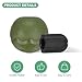 M METERXITY 4-Pack Camping Chair Stabilizing Rubber Ball Feet, Leg Protector W 8pcs 13mm Foot Cover for Portable Camping Chair, Help Stability on Rugged and Uneven Surfaces [Jungle Green]