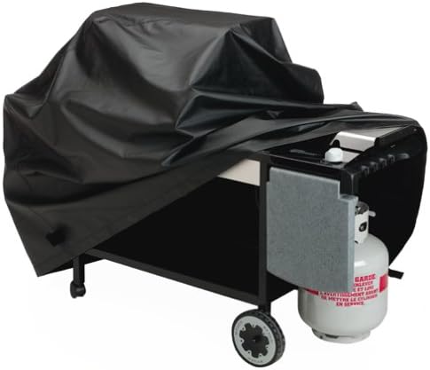 Mr. BBQ Platinum Prestige Large Grill Cover - Helps Prevent Cracking and Rusting - Waterproof Material - UV Protection - Snow and Rain Protection - Heat and Flame Resistant-59"x19"x42"