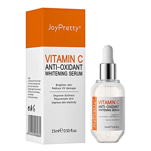 通用 Suero de Vitamina C para la Cara, suero Facial hidratante y aclarante del Tono de la Piel, suero Facial de Vitamina C para Reparar la Piel Opaca, ingrediente Natural para el Cuidado Facial
