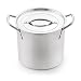 McSunley 606 Medium Stainless Steel Prep N Cook Stockpot, 8 quart, Metallic