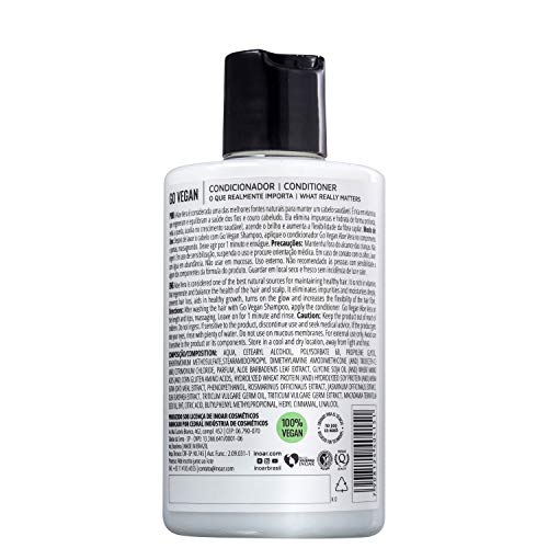 Inoar Condicionador Go Vegan Equilibrio Aloe Vera 300Ml, Inoar