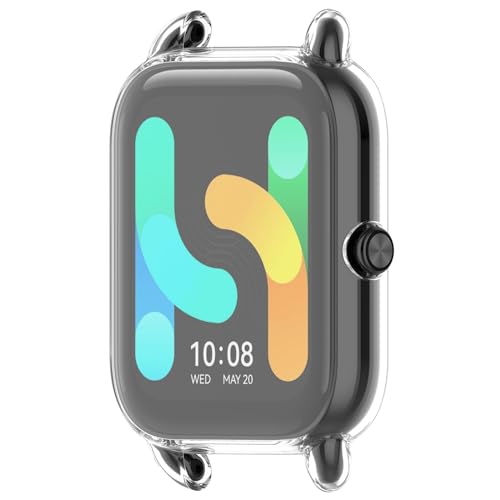 [Comtax] for HayLou RS4 Plus�iLS11/LS12�j �P�[�X �X�}�[�g�E�H�b�` �S�ʕی� TPU ���b�L �E���ȒP �^�b�`���x���� �ϏՌ��� �����h�~ HayLou RS4 Plus�iLS11/LS12�j �ی�J�o�[ (�N���A)