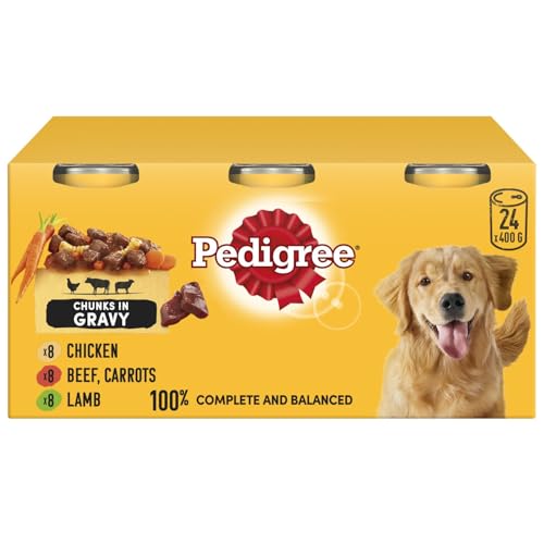 Image of Pedigree Can in Gravy Country Casseroles 6 x 400g (Bulk deal of 4) 9600g