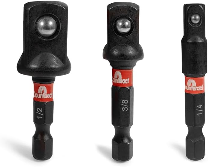 Counteract - 3 Pack Adpater Set - Includes 1/4", 3/8", 1/2"