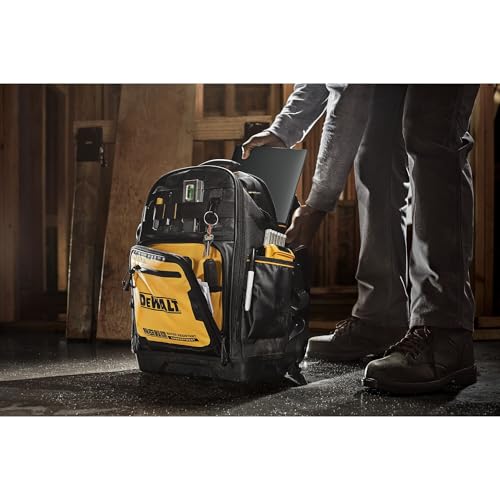 DEWALT Tool Backpack, Tool Storage and Organization, Durable and Water Resistant (DWST560102)