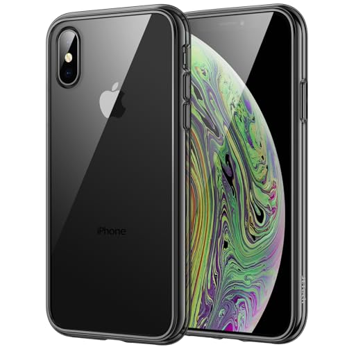 JETech Funda para iPhone XS MAX 6,5 Pulgadas, Carcasa Absorción de Impacto (Negro)