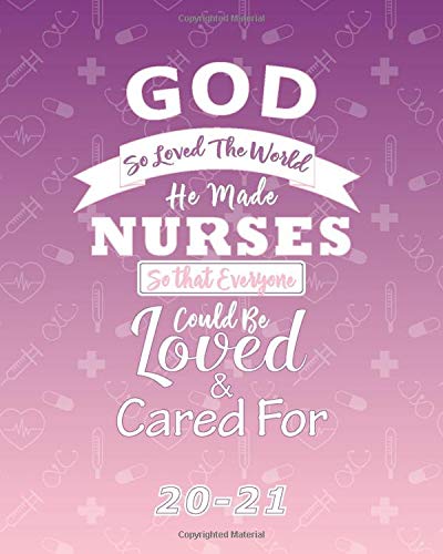 Planner for Nursing Students with Monday Start Horizontal Weekly Layouts, Monthly Calendars, and Inspirational Quotes: A Nurse Themed Academic Planner ... to School Gifts for Women Nursing Students)