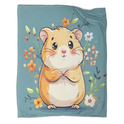 Couverture lit hamster en flanelle pelucheuse 3D premium - 4