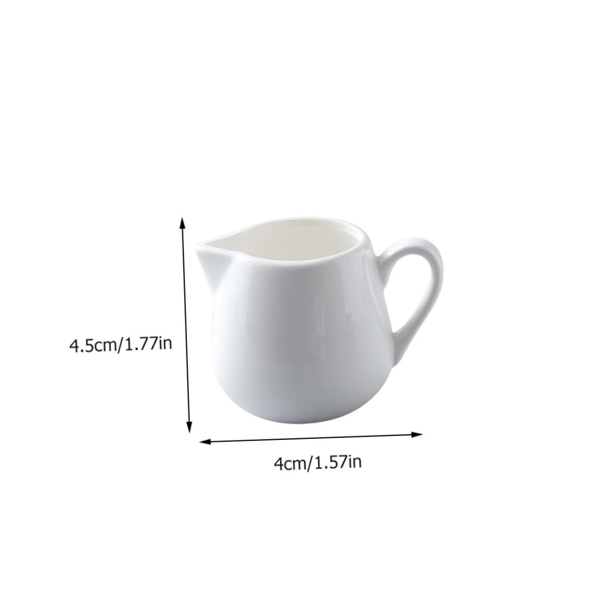 OFFSCH Ceramic Milk Storage Jugs Honey Cups Set of Small Coffee Dishes Stylish for Home Restaurant Use
