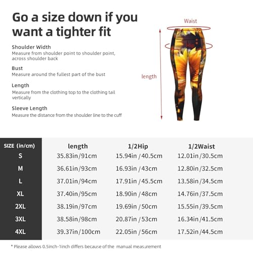 Leggings de girasol para mujer mallas de compresión para fitness 5