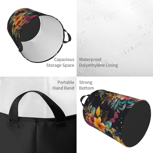Grand panier à linge autonome et imperméable pour organiser une chambre ou un dortoir - 4